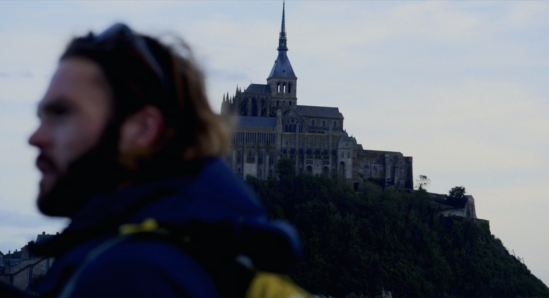 Mont-Saint-Michel seen from the bay at low tide