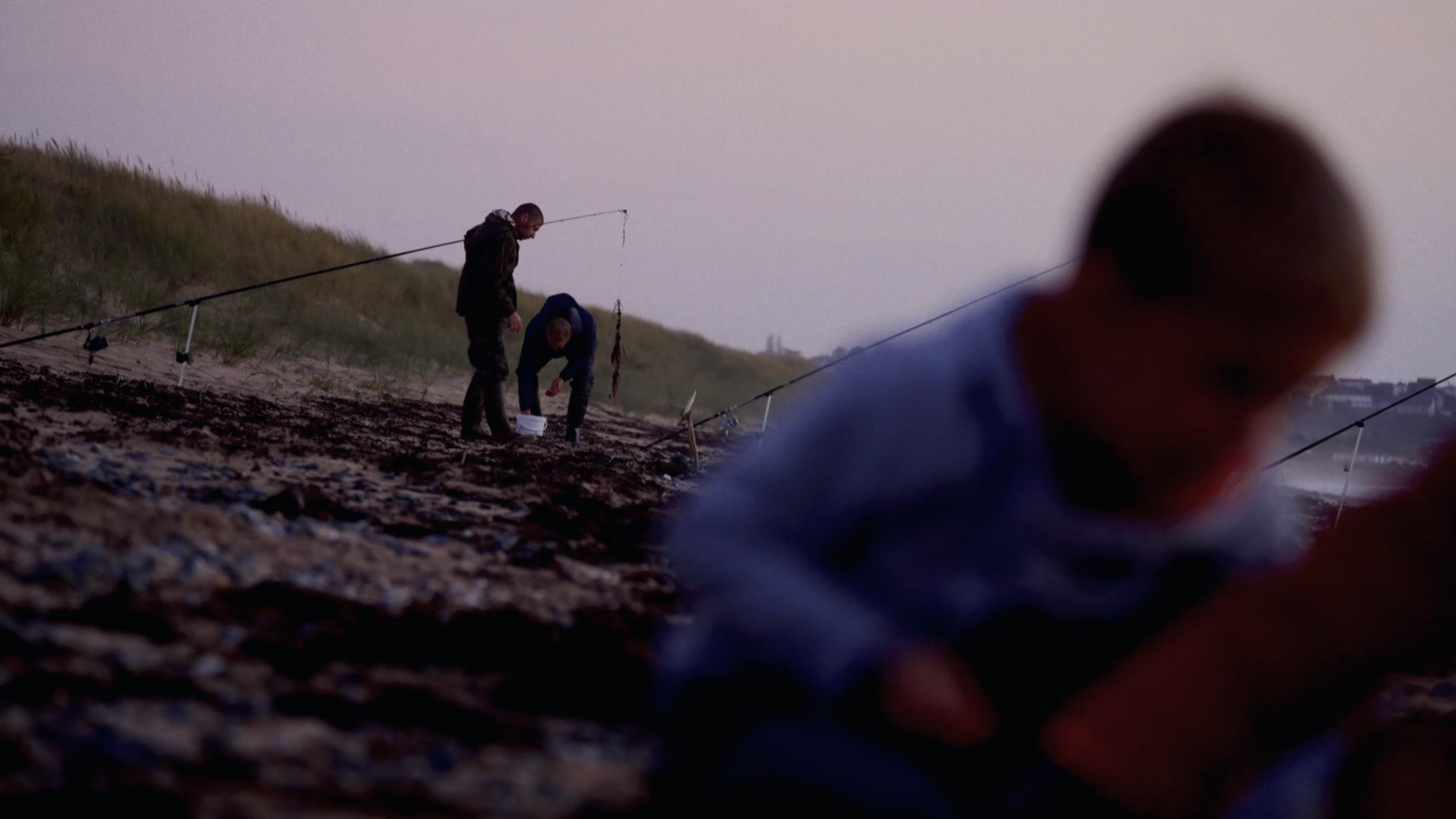 Fishing from the shore