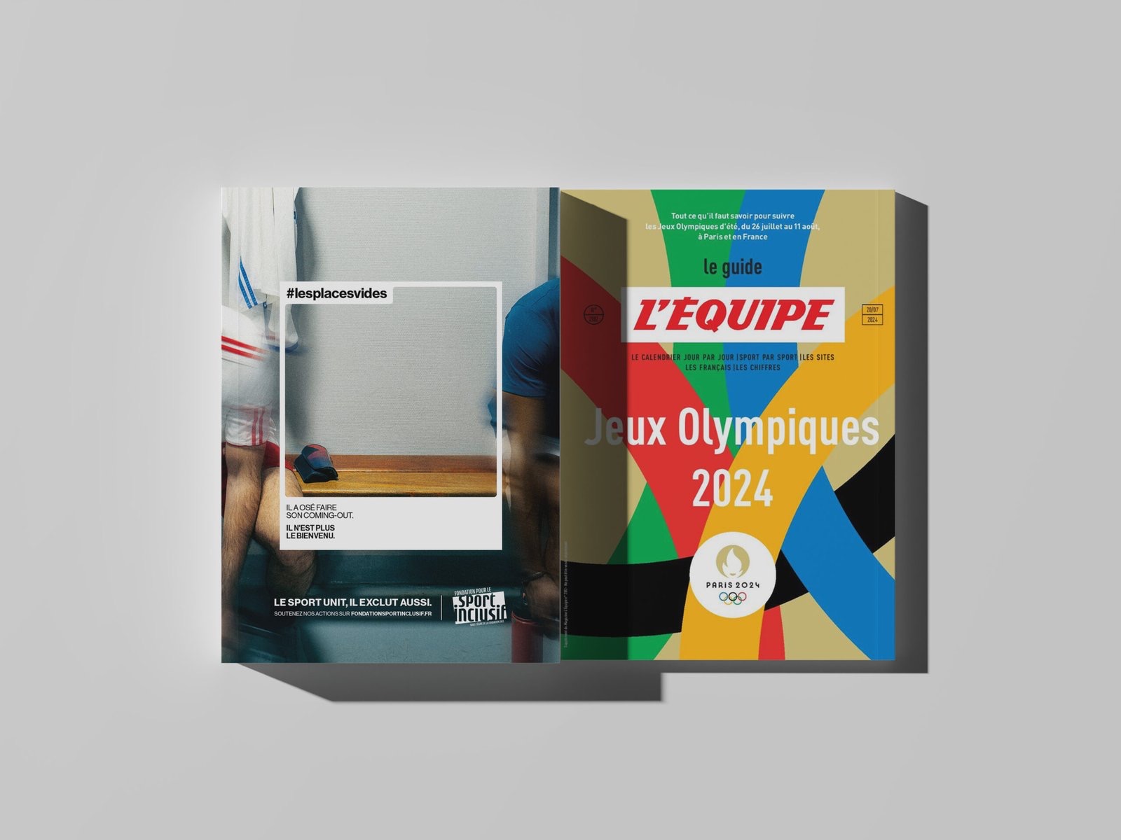 Publicité parue dans le guide Jeux Olympiques 2024 de L'Équipe