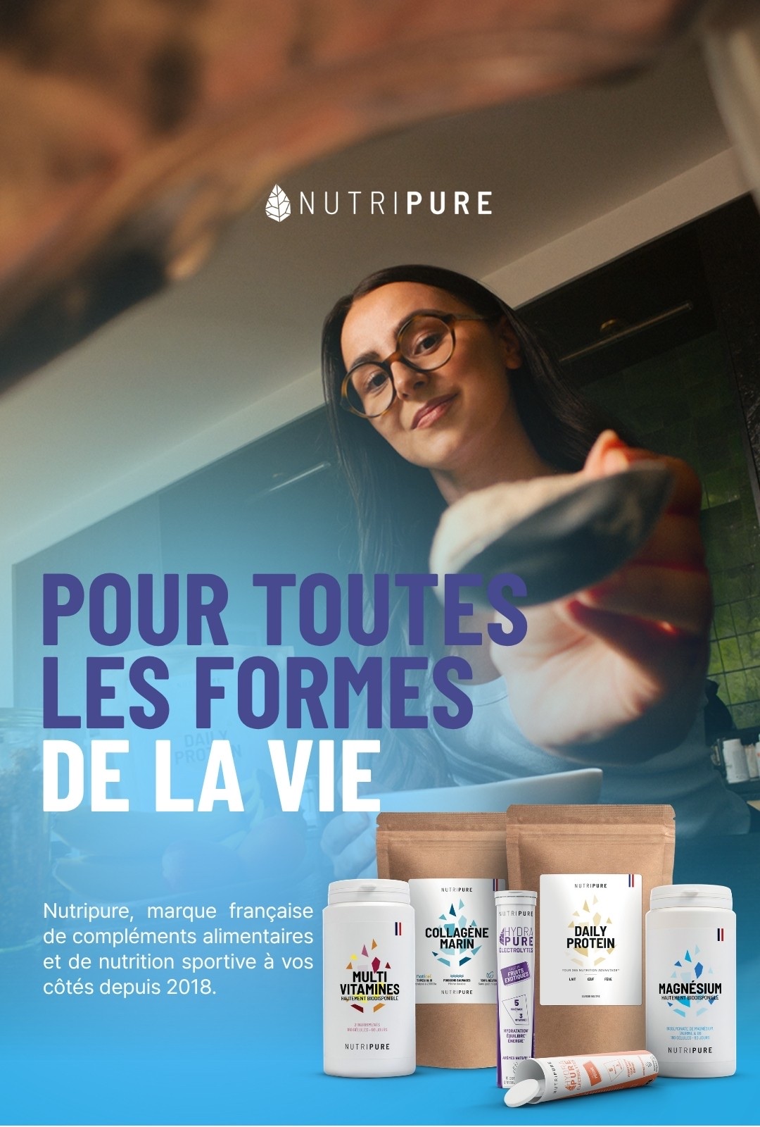 Déclinaison verticale — scène en cuisine