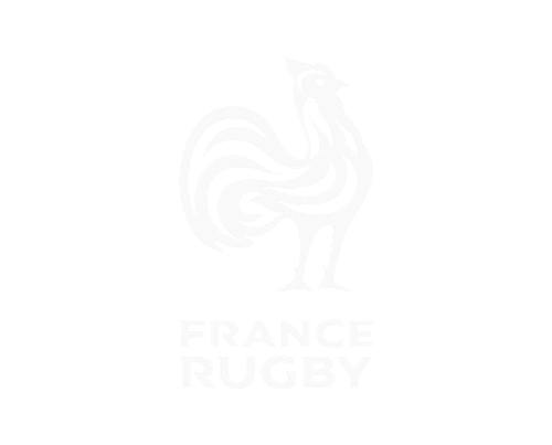 Logo France Rugby Blanc